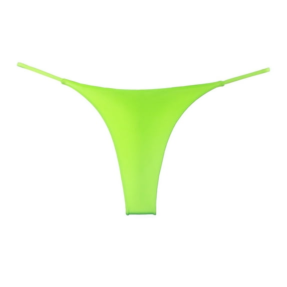 Seductiva Clearance Women's Panties Women's Thong Low Rise Double Layer Bikini Briefs Low Rise G-String Briefs