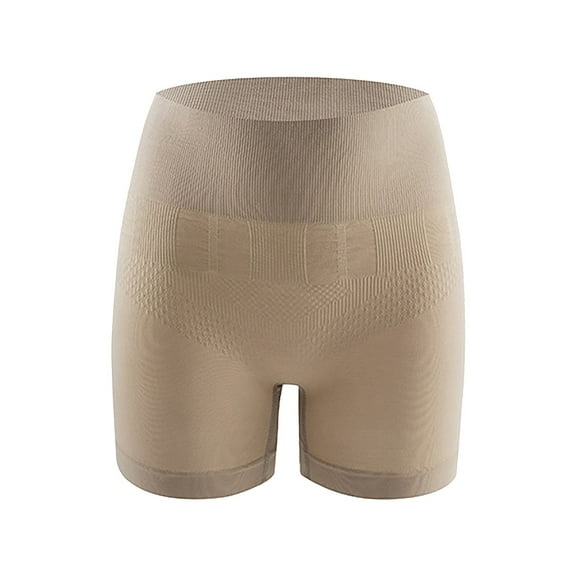 Seductiva Clothing Women's Seamless Underwear High Waisted Strong Girdle Seamless Ladies' Liquid Belly Hip Lifting Pants Soft Briefs