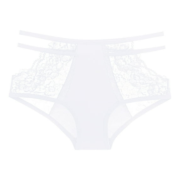 Seductiva Women's Seamless Underwear Womens Underwear Cotton Bikini Panties Lace Soft Hipster Panty Ladies Stretch Full Briefs