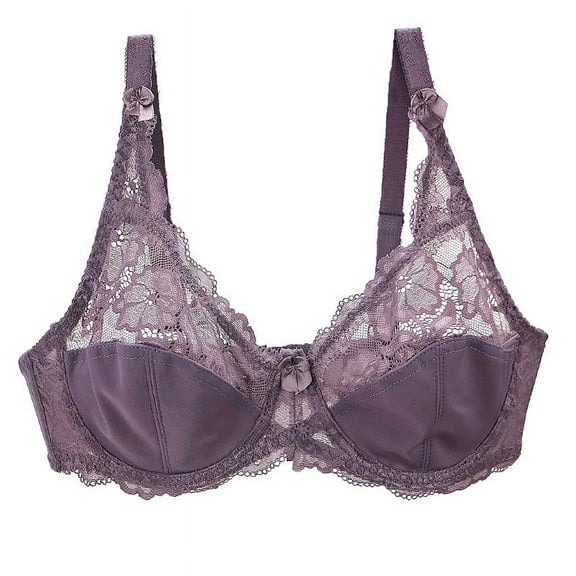 Seductiva Women's Smooth Cotton T-Shirt Bra Ultra-thin Underwear Bra Adjustable Bra Ladies Transparent and Breathable Comfort Fit Full-Coverage Bra