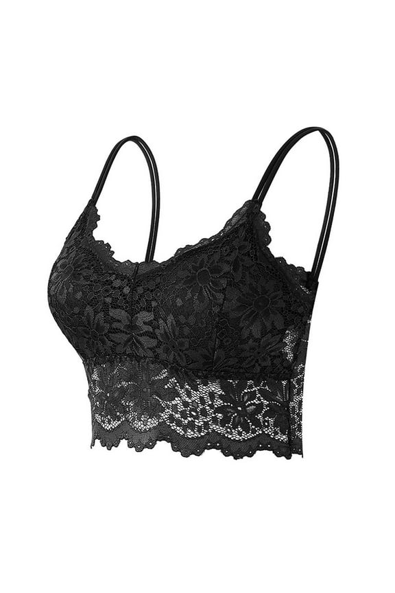 Seductiva Clothing Women's Wireless Bra Women Plus Size Vest Crop Wire Frees Bra V Neck Underwear Without Chest Pad S3XL T-Shirt Bras Available