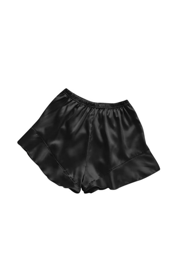 Seductiva Clothing Womens Pajama Pants Women's Fashion Casual Pajama Shorts Comfortable Lingerie Pajama Pants High Waist Wide Leg Sleep Bottoms