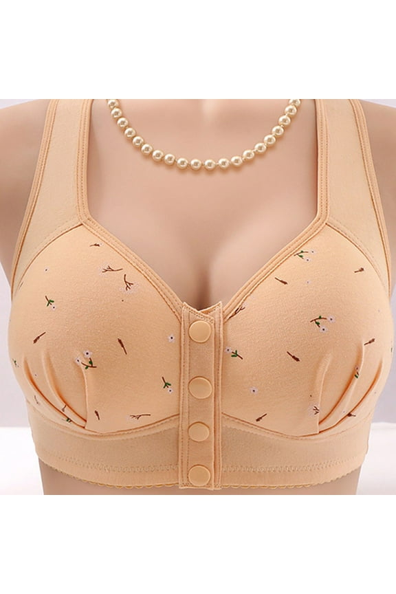 Womens Seamless Wireless Supportive Bra Bras for Women Sexy Push Up Wireless Solid Color Underwear Adjustable Breathable Comfort Support Anti Drop Bra