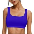 thumbnail image 1 of Seductiva Womens Sports Bras Women's Fitness Yoga Running High Strength Shockproof Breathable Tank Top Sports Underwear Full-Coverage T-Shirt Bra for Everyday Wear, 1 of 9
