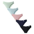 thumbnail image 1 of Seductiva Clothing Womens Underwear Cotton Hipster Panties Women 5 Pcs Panties Underwear Bikini Thongs Panties Briefs Full Coverage Briefs, 1 of 8