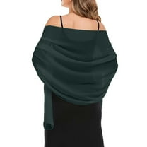 Seductiva Clothing Wraps Scarve for Women Shawls and for Evening Dresses Chiffon Women Elegant Soft Silky Wedding Bridal Scarf Bridal Scarve Wedding