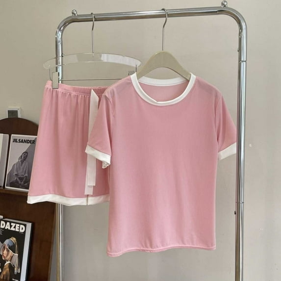 Seductiva Clothing women pajama sets Women's Sleepwear Short Sleeve Pajama Set