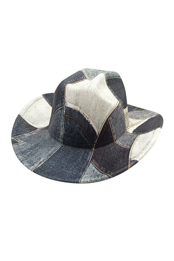 Sale Clothing 2025 Men Women Cowboy Hat Western Cowboy Hat for Women Man Wide Brim Cowboy Hat for Dress Up Cowboy Hat Outdoor Wide Brim Hat 1PC