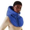 thumbnail image 1 of Seductiva Detachable Collar Women False Vest Sleeveless Zip Up False Hooded Collar Padded Gilet Lightweight Winter Detachable Half Vestcoat, 1 of 5