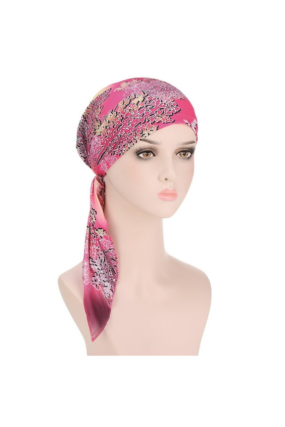Seductiva Heardband Womans Stretchy Beanie Turban Cap Head Wrap Headscarf for Cancer Hair Loss