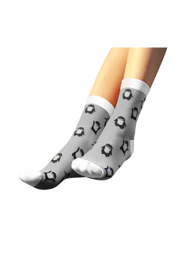 Seductiva Non Slip Cotton Socks Women Fun Socks Cute Penguin Animal Fun Novelty Cotton Gift