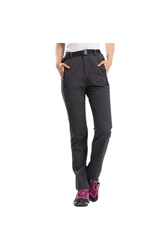 Seductiva Plus Size Pants for Women Womens Plush Rain Pants Water Proof Hiking Pants Over Pants Windproof Outdoor Fishing Rain Gear Women's Casual Plus Size Pants