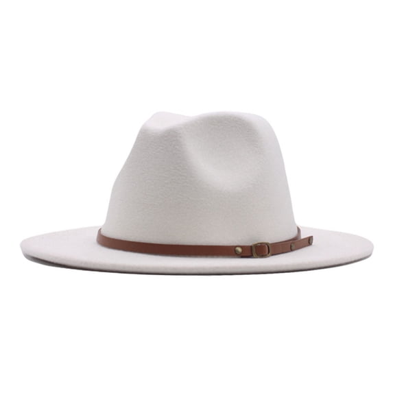 Seductiva Sale Clothing 2026 Sun Hat Womens Classic Wide Floppy Panama Hat Belt Buckle Fedora Hat Outdoor Sun Protect 1PC