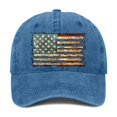 thumbnail image 1 of Seductiva Sale 2025 Unisex Baseball Hat Baseball Cap for Men Women Vintage Striped Bhutanese America Flag Hat Classic Adjustable Hat 1PC, 1 of 2