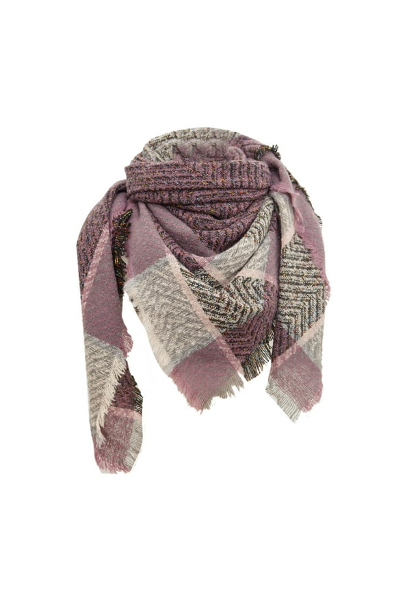 Seductiva Scarf Women Fall Winter Scarf Classic Tassel Plaid Scarf Warm Soft Large Blanket Wrap Shawl Scarves