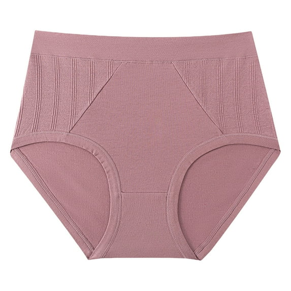 Seductiva Seamless Women Underwear Womens High Waisted Bikini Underwear Smooth Underwear Breathable Ladies Workout Breathable Comfortable Panties 1PC