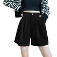 thumbnail image 1 of Seductiva Shorts for Women Women's Corduroy A Line Short Pants and Winter 2023 Style Loose and Wide Leg Pants Suitable for Wearing with Boots Casual Outer Pants Trendy. Summer Shorts for Women 1PC, 1 of 5