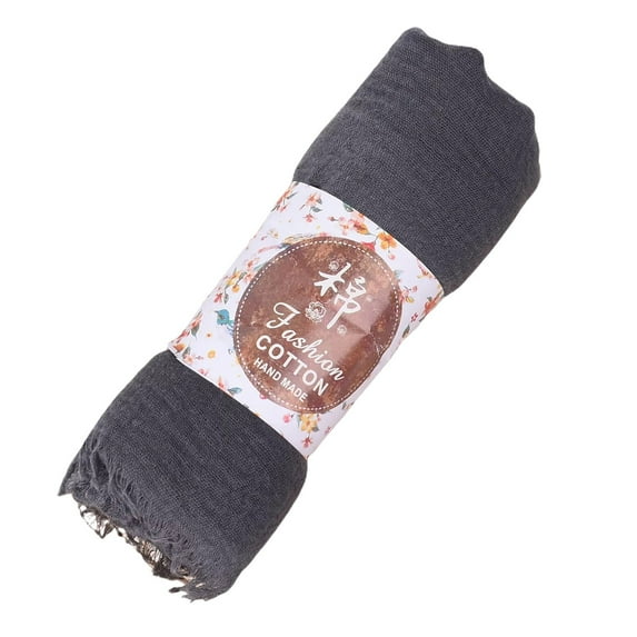 Seductiva Silk Scarves Large Size Breathable Cotton Scarf Headkerchief for Women Head Neck Headwear Wrap Shawl Sheer Chiffon Women