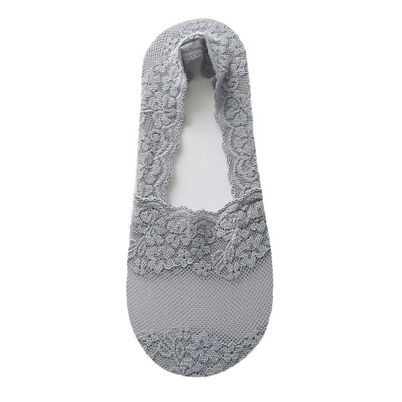 Seductiva Sock Slippers Womens Liner Socks Low Cut Non Slip Ankle Socks Hidden Cushioned Socks for Flat Boat