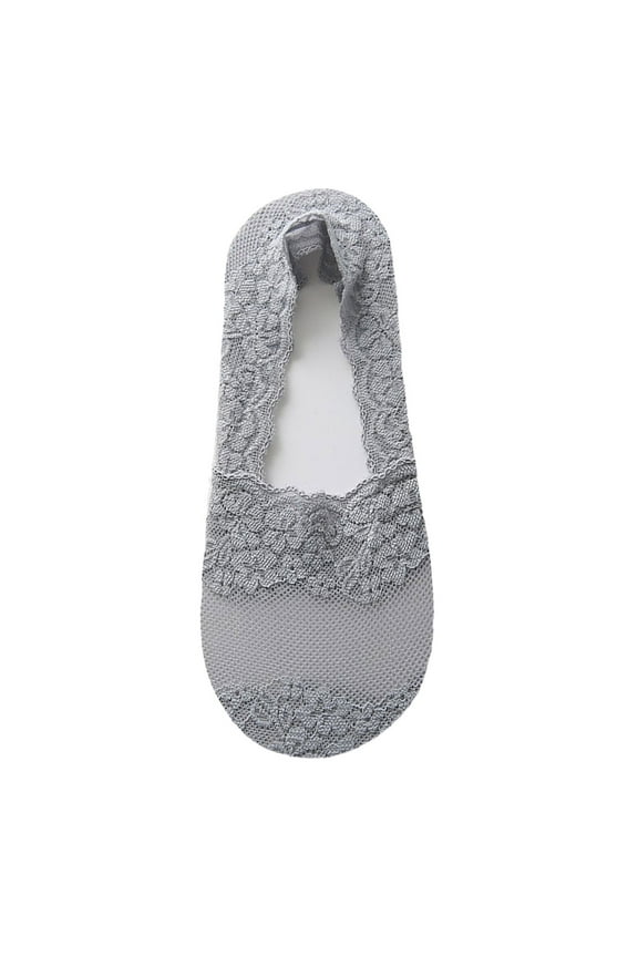 Seductiva Sock Slippers Womens Liner Socks Low Cut Non Slip Ankle Socks Hidden Cushioned Socks for Flat Boat