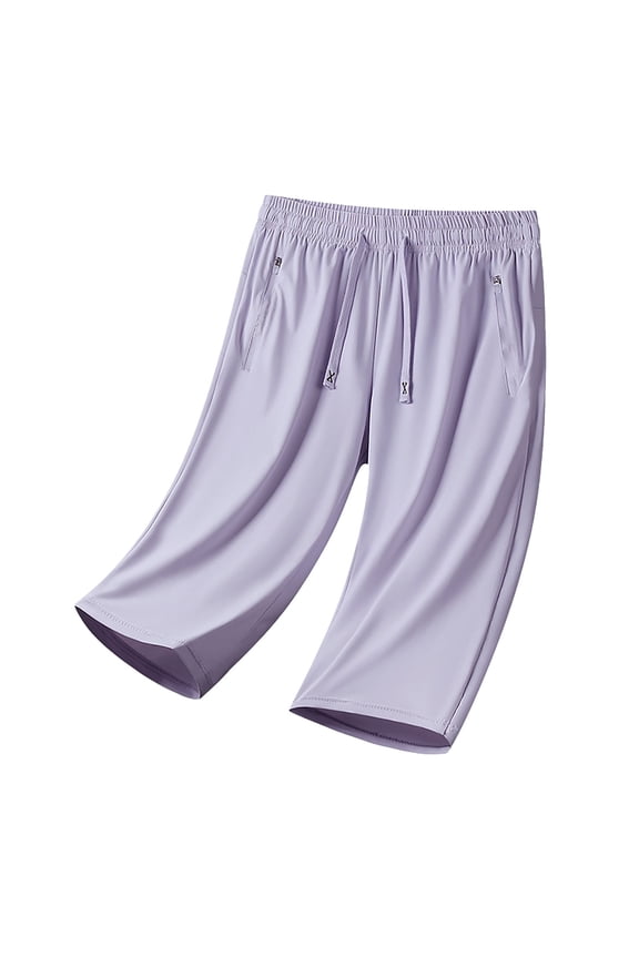 Seductiva Soft Leggings for Women Active Capri Pants for Women Stretchactive High Waisted Drawstring Breathable Quick Drying Trousers Loose Casual Pants
