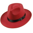 thumbnail image 1 of Seductiva Sun Hats Men Women Hard Wide Brim Panama Hat Autumn Vintage Cap Black, 1 of 4