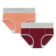 thumbnail image 1 of Seductiva Women Women Pantie Women's Cotton Underwear High Waist Briefs Soft Underpants Ladies Full Coverage 2 Pack, 1 of 2