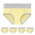 thumbnail image 1 of Seductiva Women Women's Panties Women's Cotton Underwear High Waist Stretch Briefs Soft Underpants Ladies Full Coverage Panties 5 Pack, 1 of 3