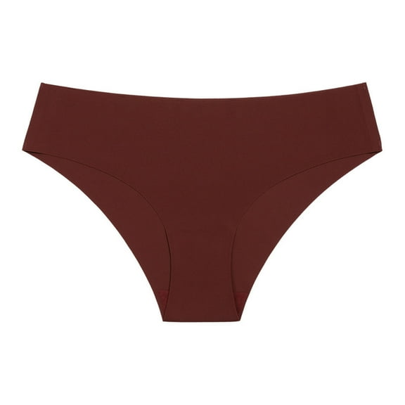 Seductiva Women Pantie Traceless Sports Fitness Thong Panties Women's Low Waist Breathable Quick Dry Underpants Women Panties Women Large Size Ice Silk Ladies Panties