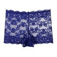 thumbnail image 1 of Seductiva Women Pantie for Women Lace Waist See Through Cotton Crotch Women Flat Angle 0 1PC, 1 of 5