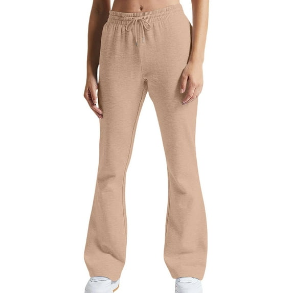 Seductiva Women's Casual Pants Flare Sweatpants Women High Waisted Wide Leg Pants Comfy Sweatpants Casual Loose Fit Yoga Pants with Pockets Business Work Casual Pants