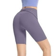 thumbnail image 1 of Seductiva Women's High Waist Workout Shorts Women's Sports Skinny Quarter Pants High Waisted Yoga Fitness Pants Short Pants Breathable Lounge Yoga Shorts 1PC, 1 of 5