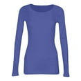 thumbnail image 1 of Seductiva Women's Long Sleeve Shirts Basic Tee Going Out Tops for Women Fall Long Sleeve Tops Ribbed Crew Neck Shirts Womeninter Trendy Travel Clothes Casual Workout Y2K Clothes Lightweight Soft, 1 of 5