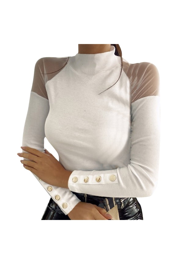 Women's Long Sleeve Shirts Basic Tee Women Fashion Top Shirt Long Sleeve one Line Neck off Shoulder Top Blouse Solid Color Temperament Top Casual Workout Y2K Clothes Basic Tees