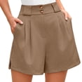 thumbnail image 1 of Seductiva Women's Original Shorts Womens Waist Summer High Shorts Cotton Waist Casual Women Shorts Elastic and Solid Women's Shorts Summer Shorts for Women, 1 of 5