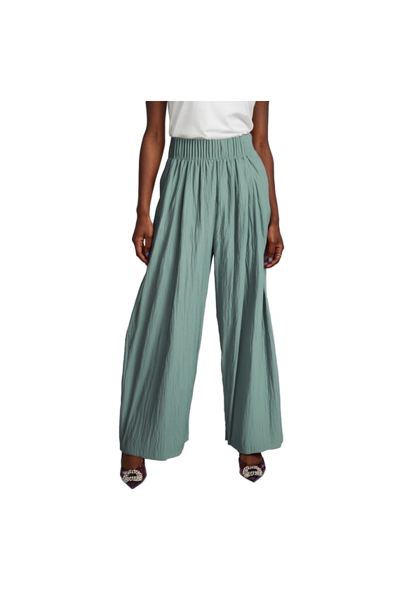 Seductiva Women's Pants Cotton Wide Leg Pants Women Summer Thin High Waist Hanging Casual Day Lazy Sense Pants Straight Pants with Pockets Business Work Casual Pants