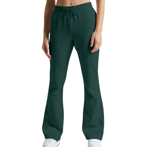 Seductiva Women's Pants Flare Sweatpants Women High Waisted Wide Leg Pants Comfy Sweatpants Casual Loose Fit Yoga Pants with Pockets Business Work Casual Pants