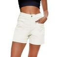 thumbnail image 1 of Seductiva Women's Shorts Women Denim Shorts Cut Mid Jean Shorts Womens Workout Shorts, 1 of 4