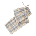 thumbnail image 1 of Seductiva Women's Wide Leg Pants Cotton Plaid Pajamas Pants Women Wide Leg Jogger Pants Pj Bottoms Elastic Waist Pants Going Out Trousers Beach Pants Loose Fit, 1 of 5