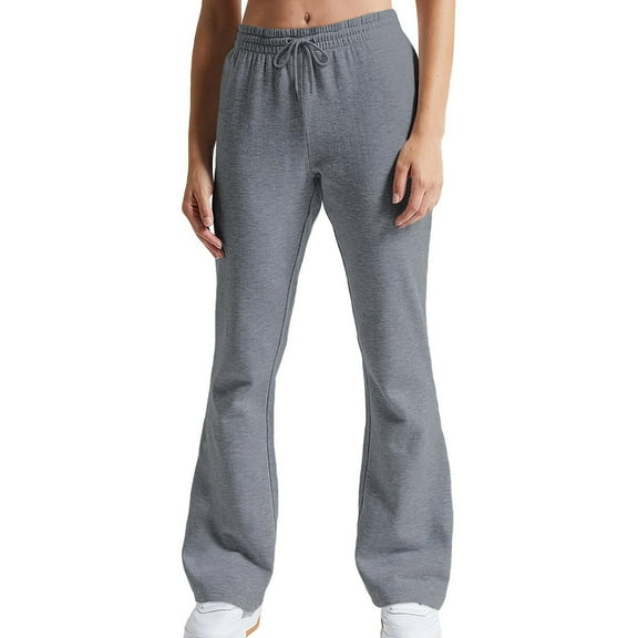 Seductiva Women's Wide Leg Pants Flare Sweatpants Women High Waisted Wide Leg Pants Comfy Sweatpants Casual Loose Fit Yoga Pants with Pockets Beach Pants Loose Fit