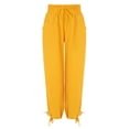 thumbnail image 1 of Seductiva Women's Wide Leg Pants Women's Cargo Pants Baggy Wide Leg Pants Black Loose High Waist Sweatpants Multi Pockets Beach Pants Loose Fit, 1 of 4