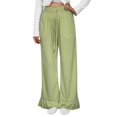 thumbnail image 1 of Seductiva Women's Wide Leg Pants Women's Fashion Solid Color Casual Pants High Waist Loose Wide Leg Pants Beach Pants Loose Fit, 1 of 4