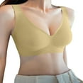 thumbnail image 1 of Seductiva Womens Seamless Wireless Supportive Bra Wireless Comfortable Soft Bras for Women Full Coverage Everyday No Show Bra with Support T-Shirt Bras Available 1PC, 1 of 5