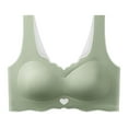 thumbnail image 1 of Seductiva Womens Sports Bras Comfort Bra Everyday Bra V Neck Soft Lightweight Womens Basic Bra Full Coverage T-Shirt Bra 1PC, 1 of 5