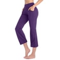 thumbnail image 1 of Seductiva Womens Yoga Sweatpants Wide Fitness Pants Flare Yoga with Pocket Women High Trousers Waist Straight for Yoga Trousers Sports Leg Flared Leggings Yoga Pants Workout Comfy, 1 of 5