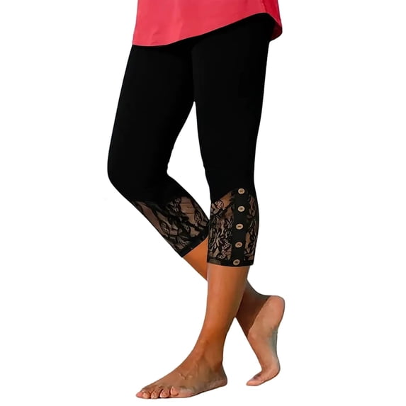 Seductiva YOGA Lightweight Leggings for Women 2025 Summer Plus Size High Waisted Soft Casual Workout Yoga Pants with Pockets Workout Comfy 1PC