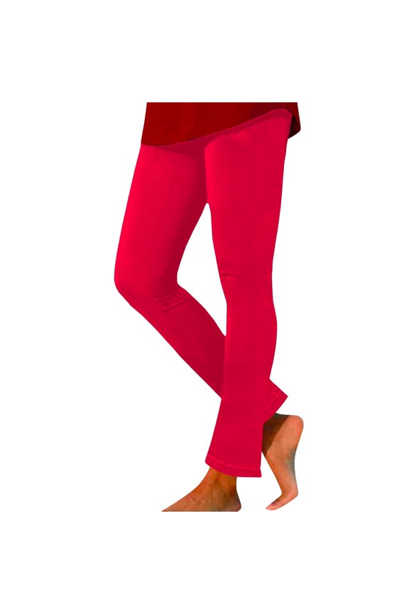 Seductiva Yoga Lightweight Women's Workout Elastic Waist Flare Leggings Tummy Casual Soft Yoga Pants Lightweight Cozy Trousers Workout Comfy