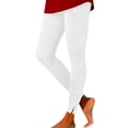 thumbnail image 1 of Seductiva Yoga Lightweight Women's Workout Elastic Waist Slit Hem Leggings Tummy Casual Soft Yoga Pants Lightweight Cozy Trousers Workout Comfy, 1 of 5