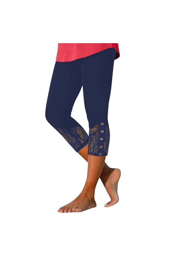 Seductiva Yoga Pants for Women Leggings for Women 2025 Summer Plus Size High Waisted Soft Casual Workout Yoga Pants with Pockets Workout Comfy 1PC