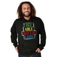 thumbnail image 1 of See Able Not Label Autism Awareness Hoodie Sweatshirt Women Men Brisco Brands S, 1 of 6